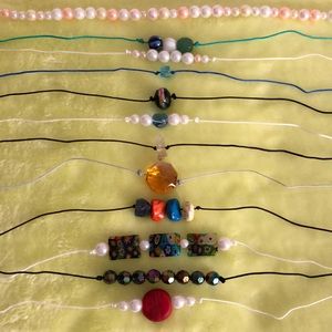 Beaded necklaces